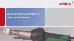 Welding EVALON® and EVALASTIC® using handheld welders
